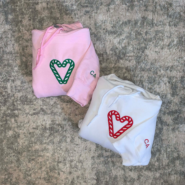 Custom Christmas candy stick hoodie
