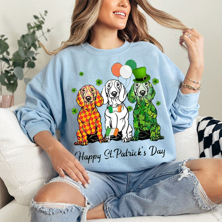 Custom St. Patrick Irish Flag pet sweatshirt