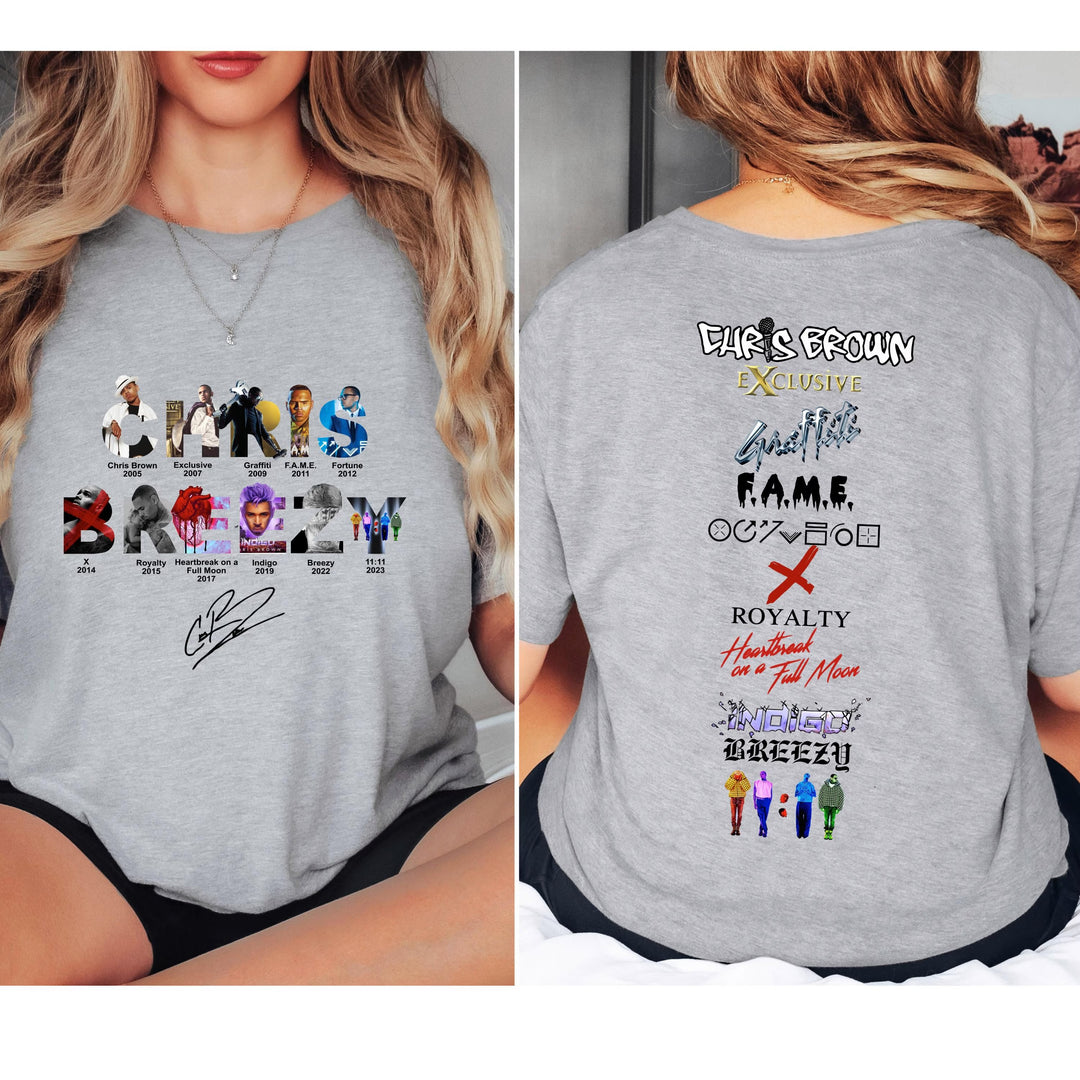 Chris Brown 11:11 Tour 2024 Shirt