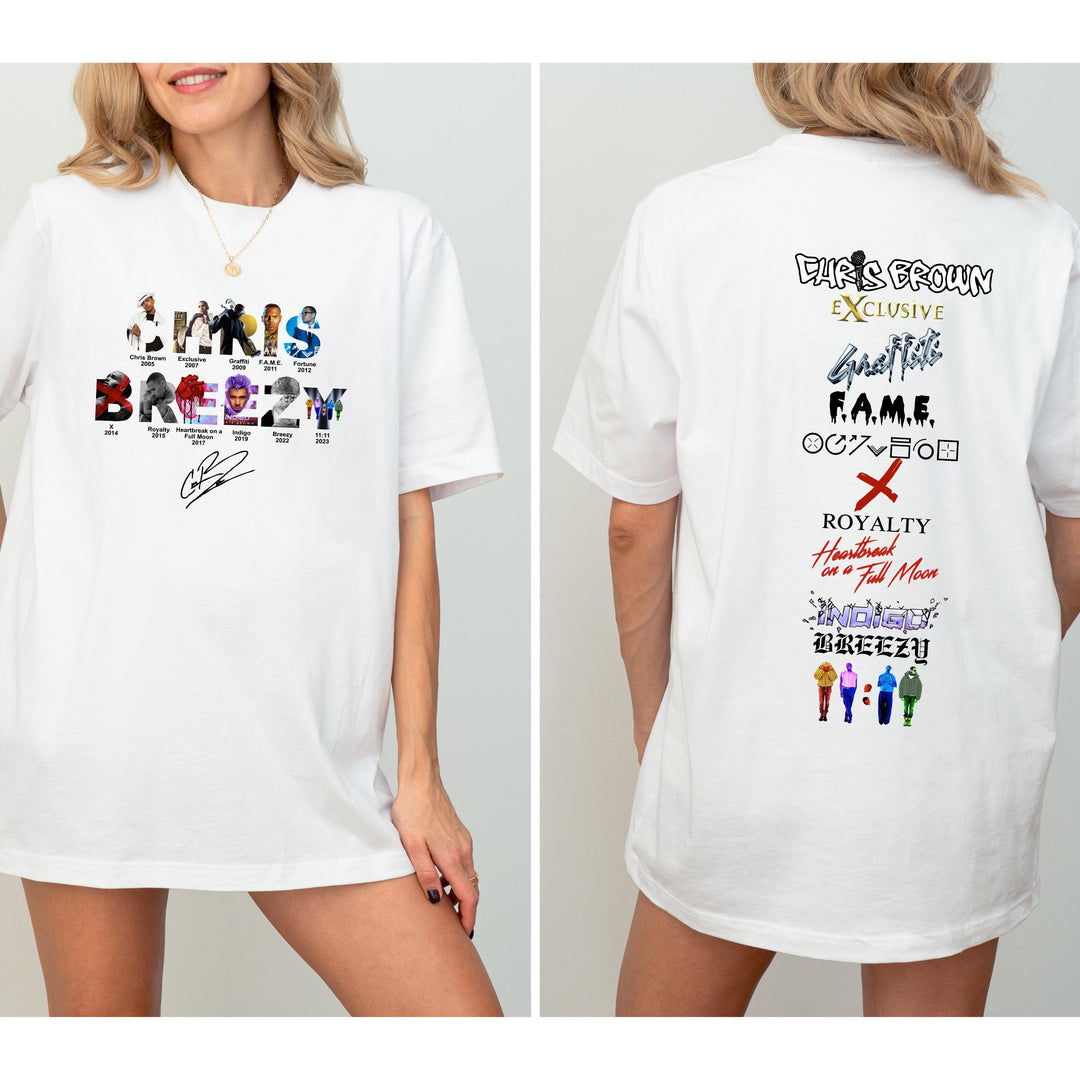 Chris Brown 11:11 Tour 2024 Shirt