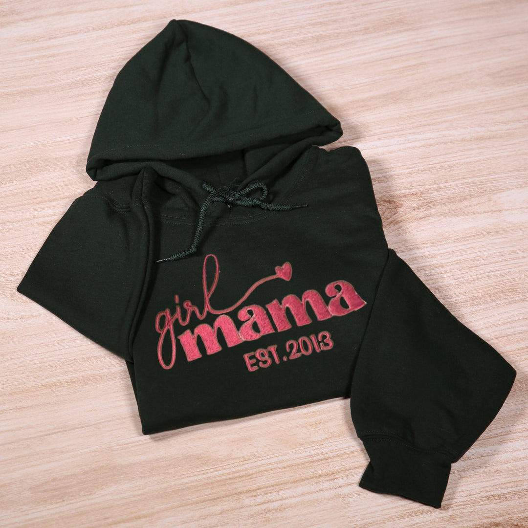 Custom  Embroidered Boy Mama Sweatshirt
