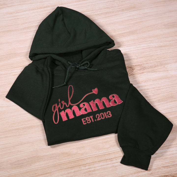 Custom  Embroidered Boy Mama Sweatshirt