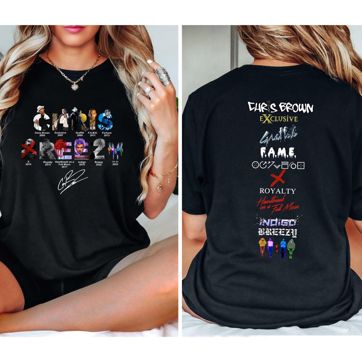 Chris Brown 11:11 Tour 2024 Shirt