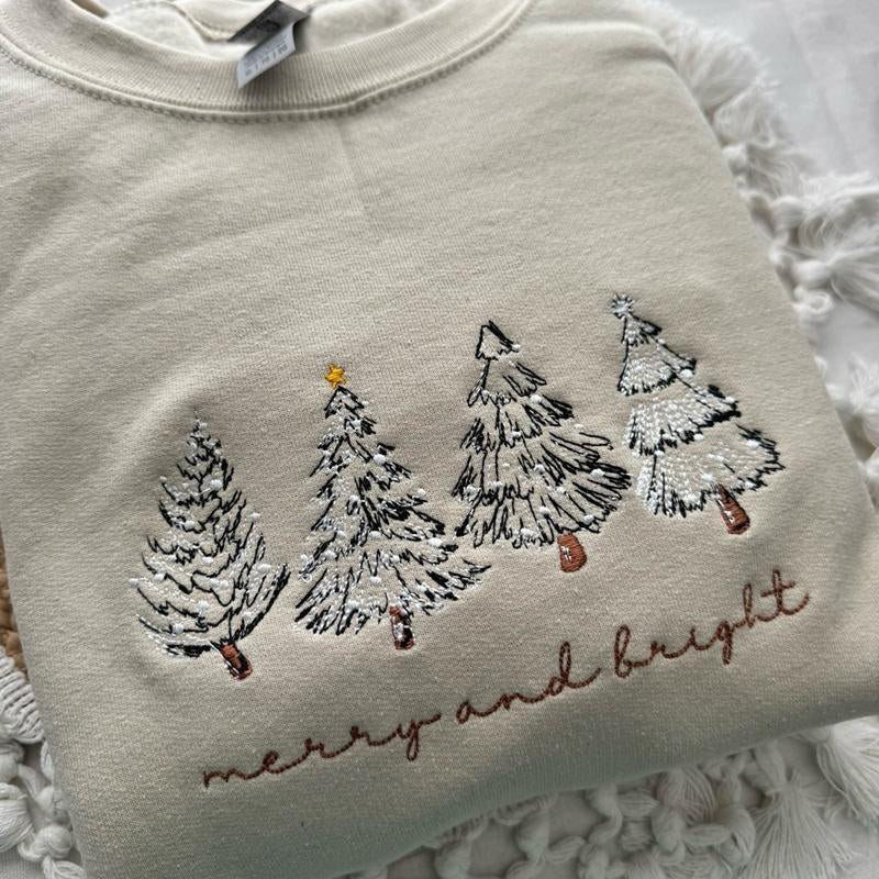Gregory Valentino Merry And Bright Christmas Sweatshirt