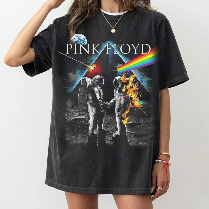 Personalized Pink Floyd Print T-shirt