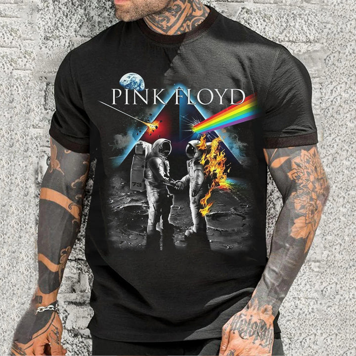 Personalized Pink Floyd Print T-shirt