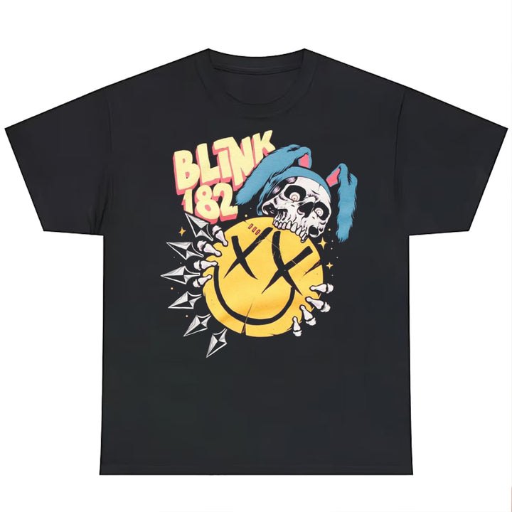 Personalized Blink‑182 Rabbit Skull T-Shirt