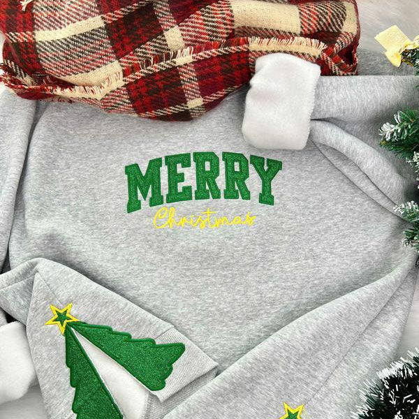Custom sparkly Christmas hoodie