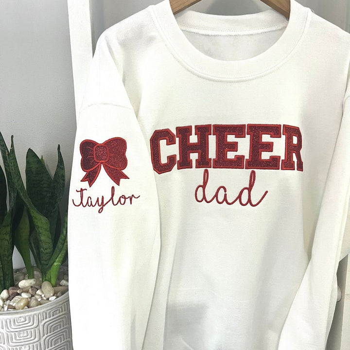 Personalized Embroidered Cheer Mom Sweatshirt | Hoodie
