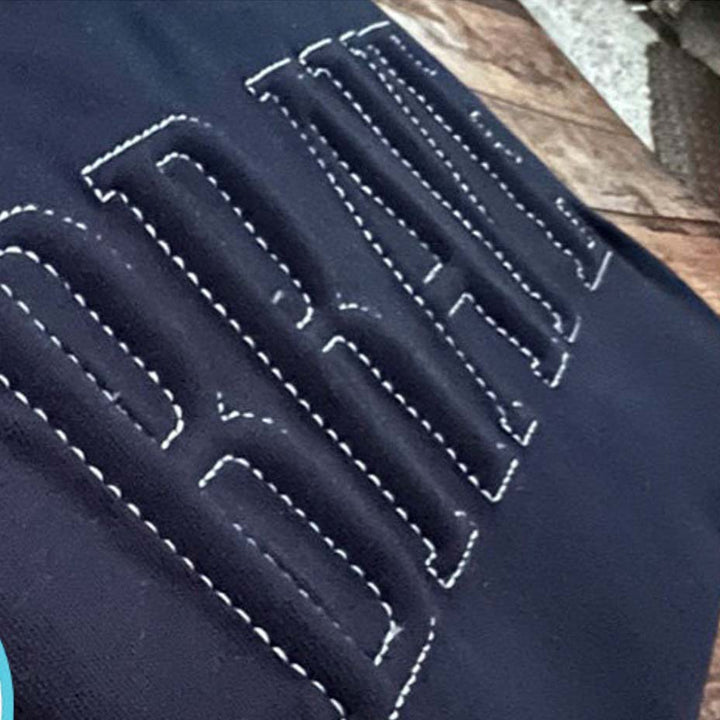 Embossed 3D Puff Embroidery  Sweatshirt