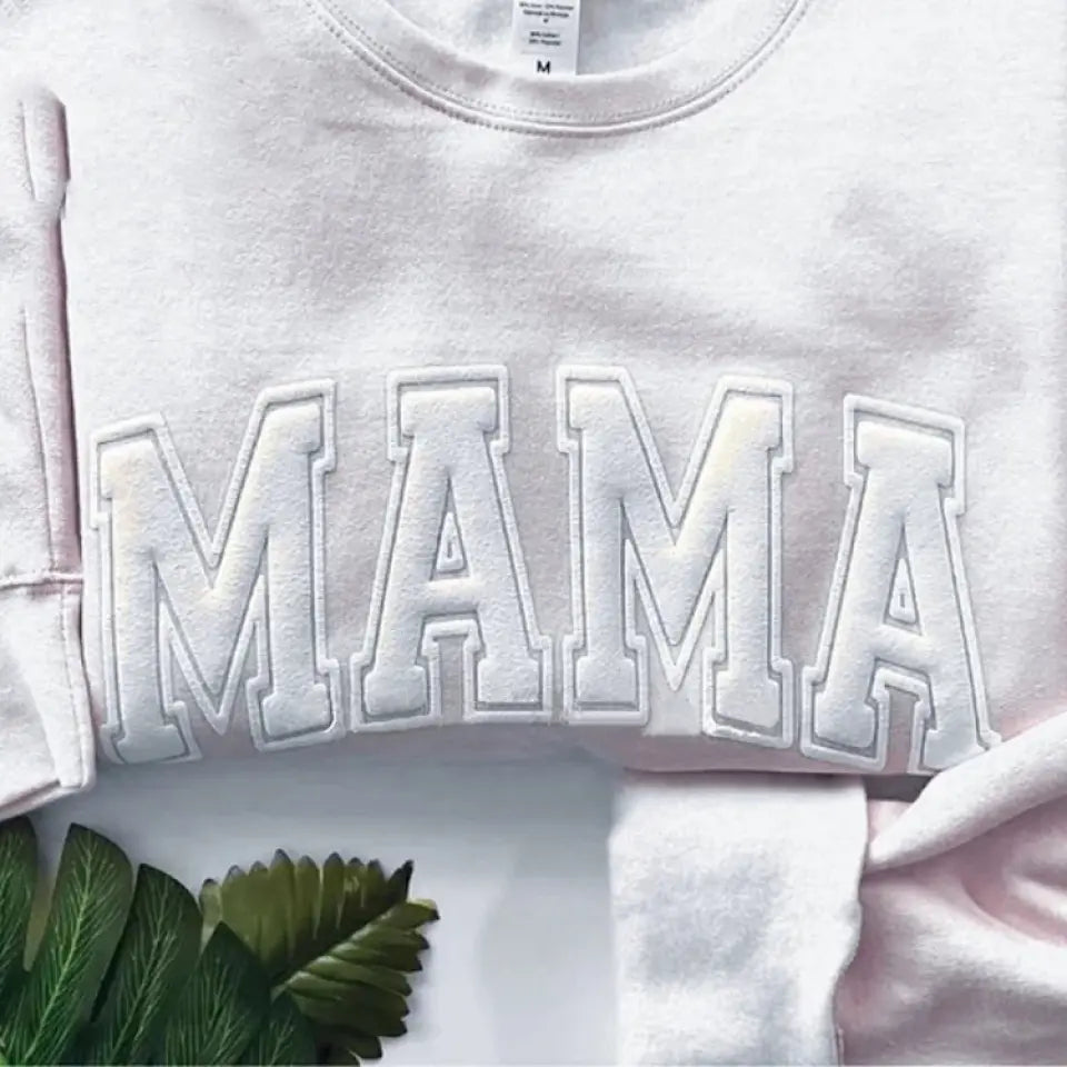 Custom Mama Puff Print Sweatshirt With Kid Names_yy (2)