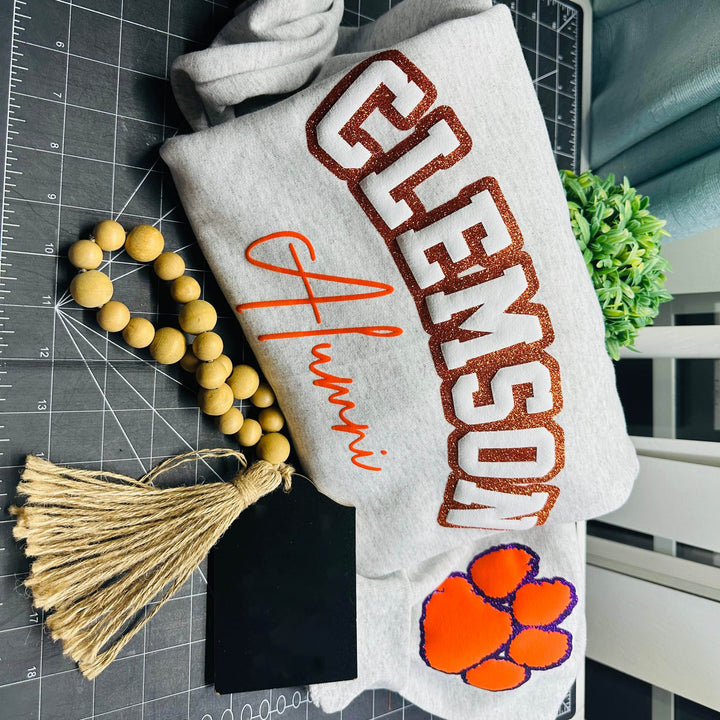 Custom puff craft hoodie