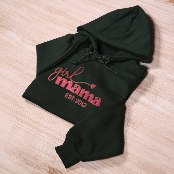 Custom  Embroidered Boy Mama Sweatshirt