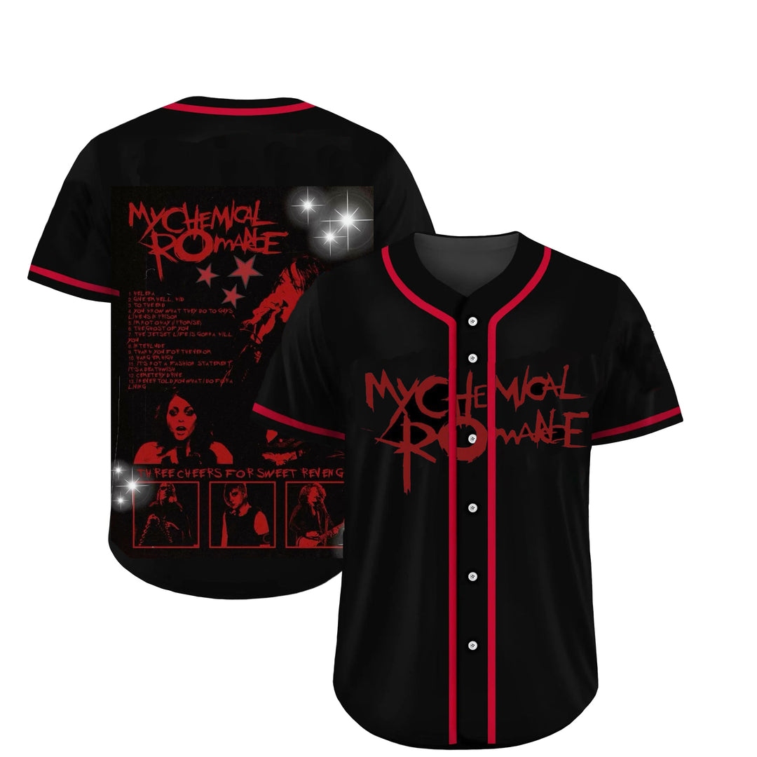 Custom My Chemical Romance Three Cheers For Sweet Revenge Jersey