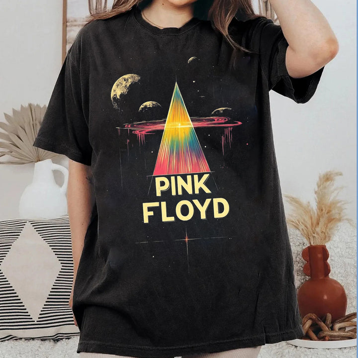 Personalized Pink Floyd Print T-shirt