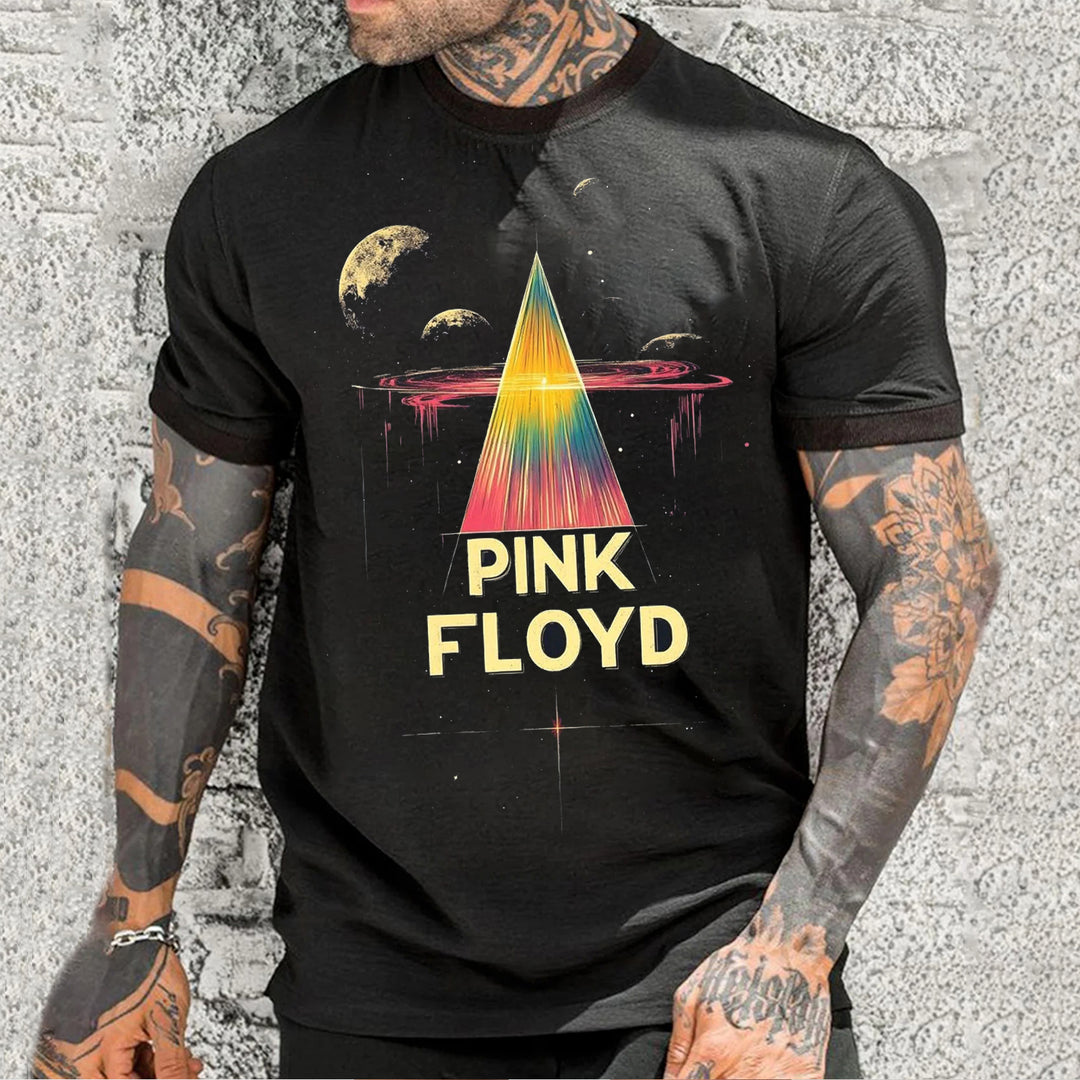 Personalized Pink Floyd Print T-shirt