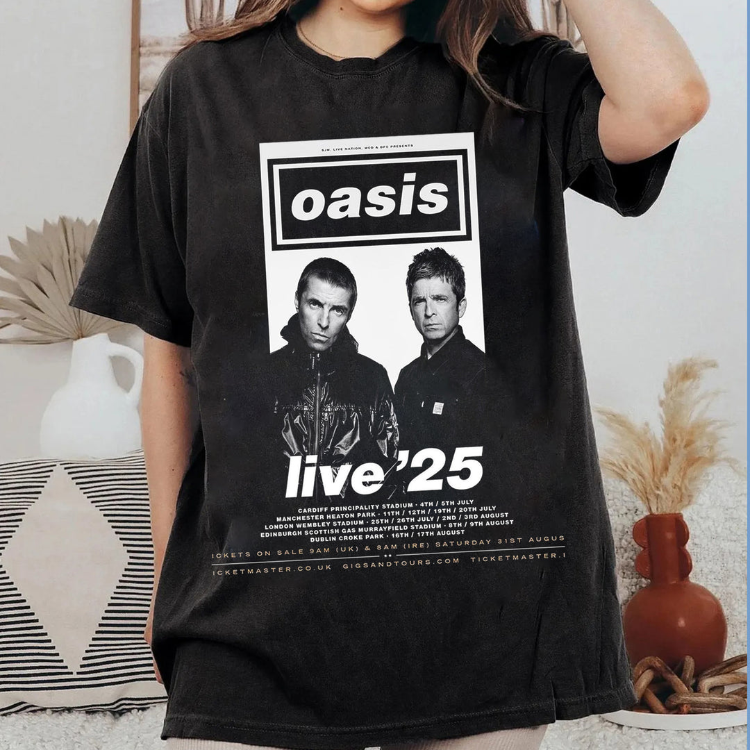 Personalized Oasis Live ’25 Tour T-Shirt