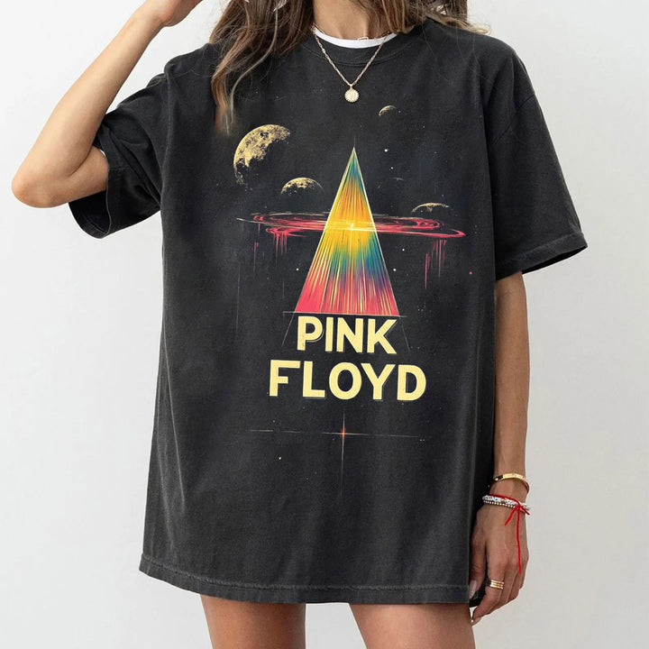 Personalized Pink Floyd Print T-shirt