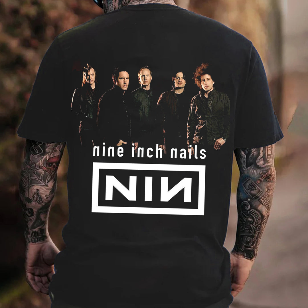 Personalized Nine Inch Nails Team Print T-Shirt