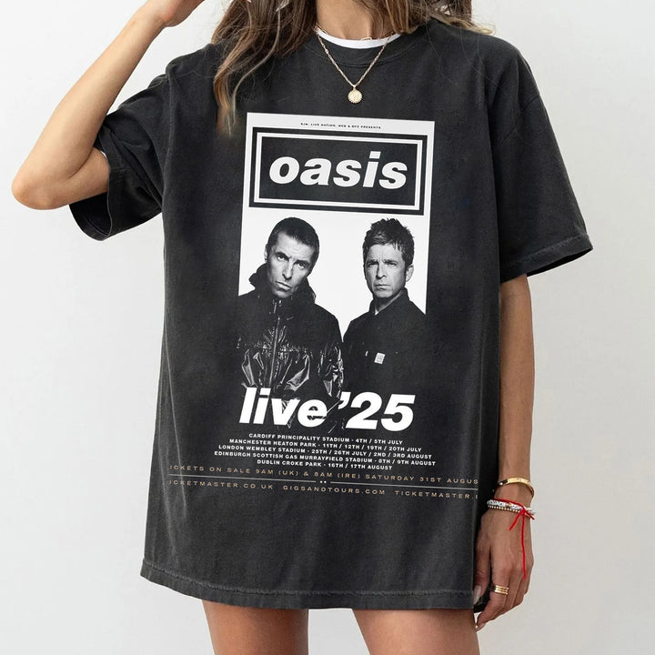 Personalized Oasis Live ’25 Tour T-Shirt