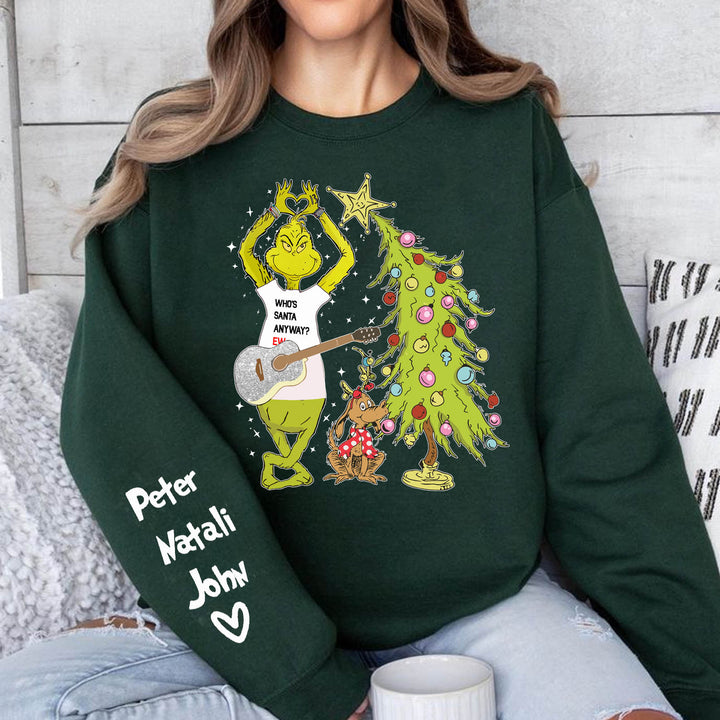 Custom Grinch and Max – Christmas Sweatshirt