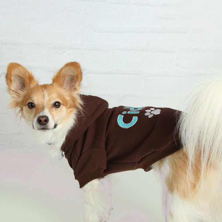 Personalized Dog Hoodie - Embroidered Name Pet Hoodie