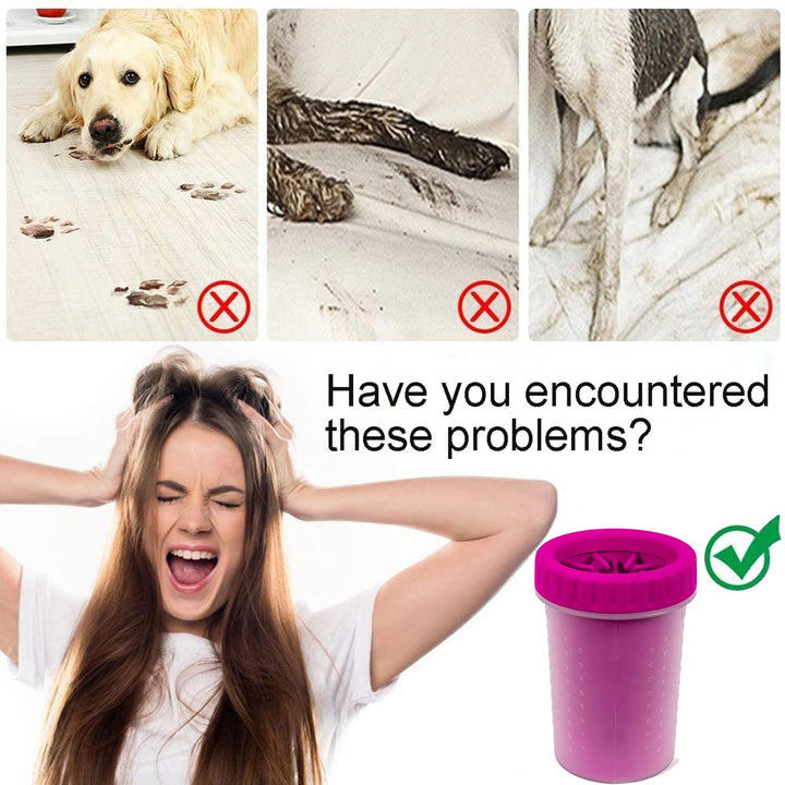 Dog Paw Cleaner, Washer, Buddy Muddy Pet Foot Cleaner for Small Medium Large Breed Dogs/Cats