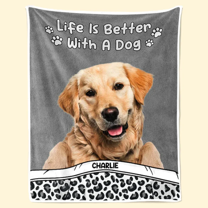 Dog & Cat Personalized Custom Baby Blanket