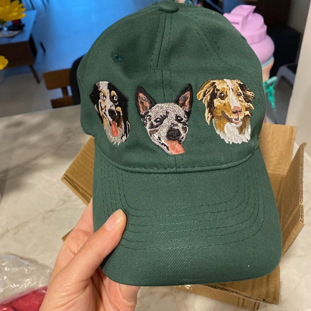 Custom Dog Hat Baseball Cap Birthday Gift For Her