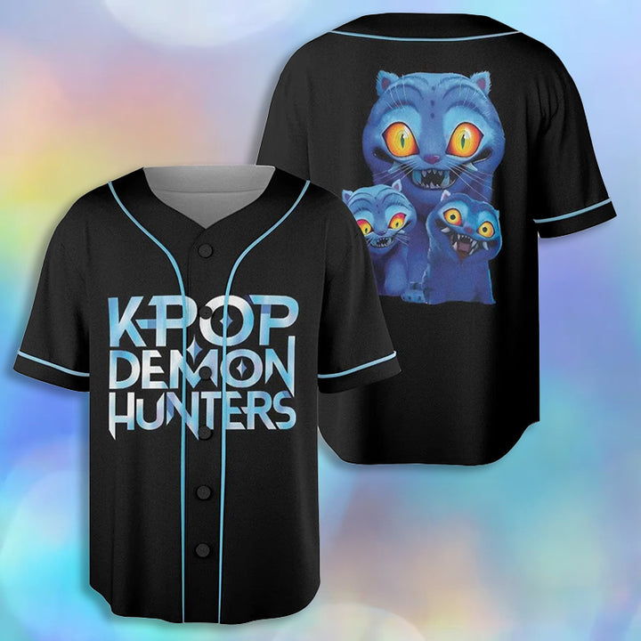 Saja Boys Baseball Jersey Kpop Demon Hunter Villain Jersey Kpop