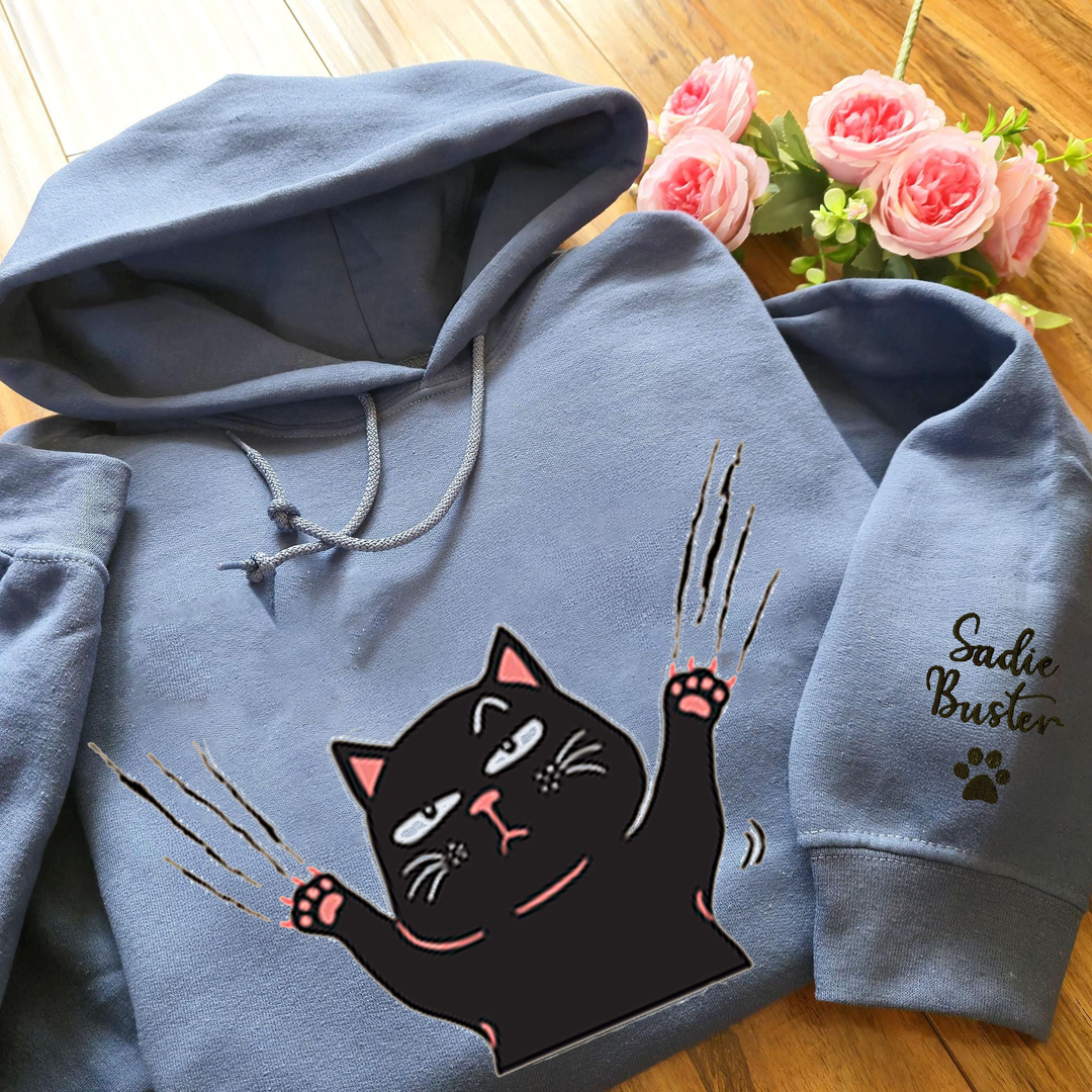 Custom cat hoodies in various shapes