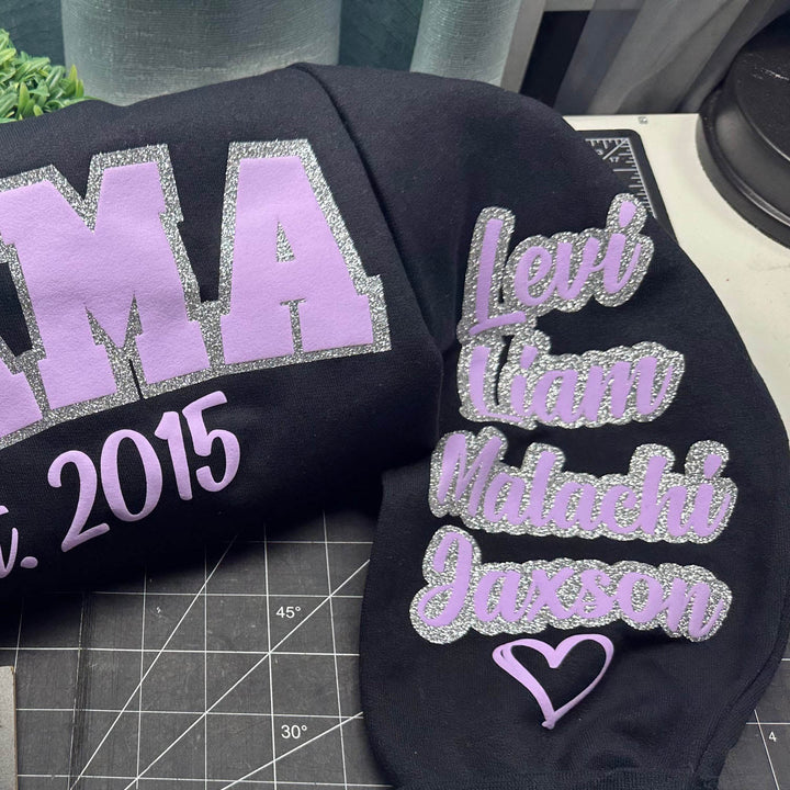 Custom puff craft hoodie