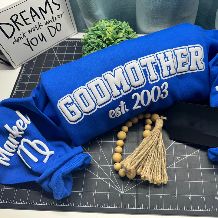 Custom puff craft hoodie