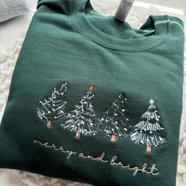 Gregory Valentino Merry And Bright Christmas Sweatshirt