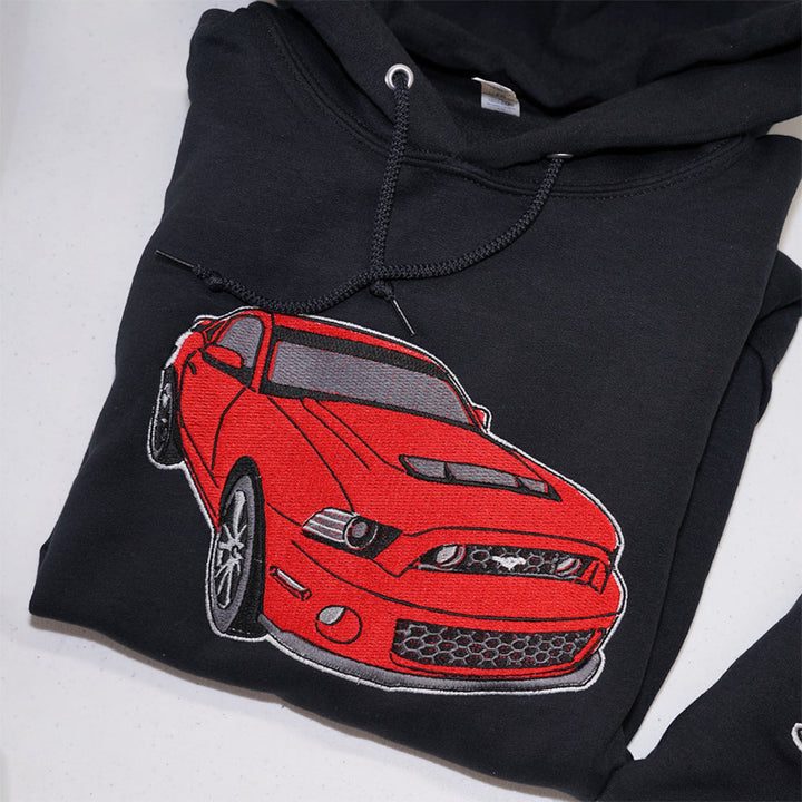 Custom Embroidered Car Sweatshirt, Hoodie, T-shirt