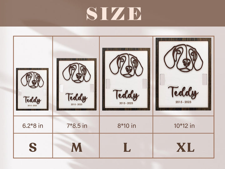 Custom Memorial Pet Collar Frame,Personalised one-line Pet Framed Art, Loss Of Dog, Cat Loss Gifts, Pet Collar Holder,Pet Loss Gifts