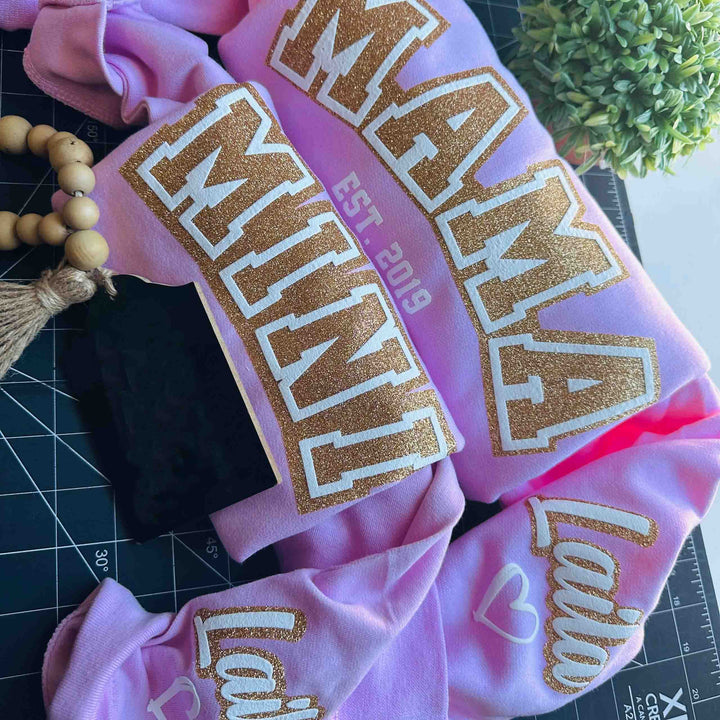 Custom puff craft hoodie