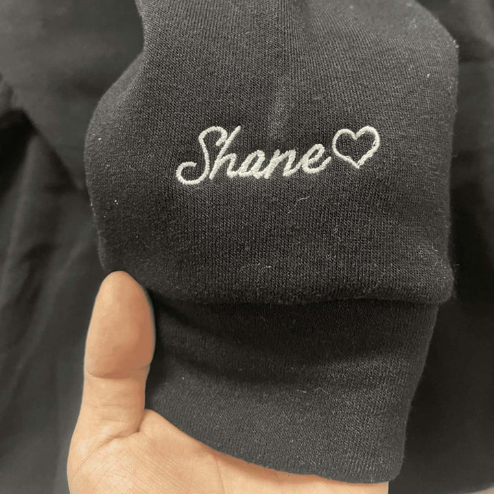 Grandma with Grandkids Names Crewneck, Pregnancy announcement gift