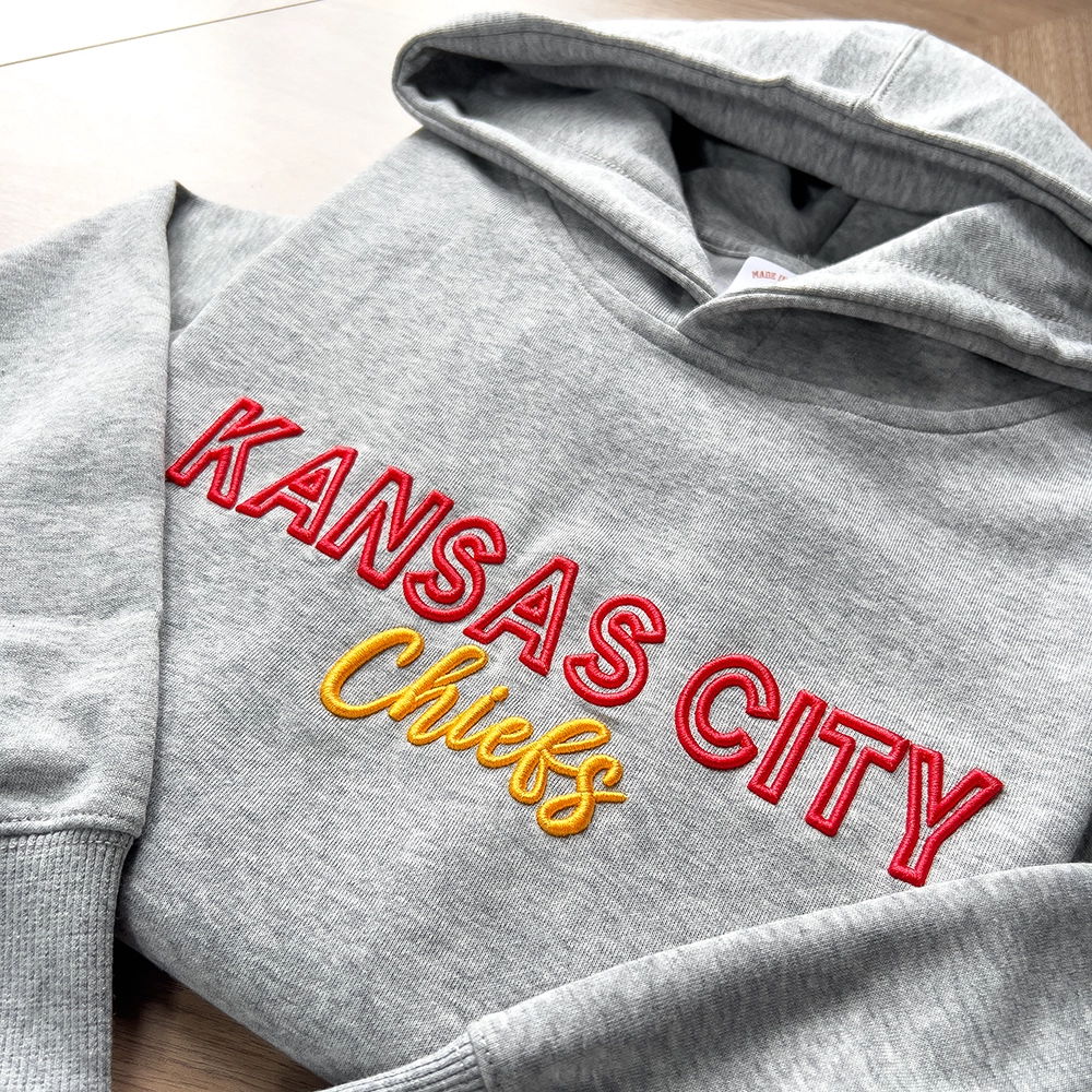Custom 3D PUFF Embroidery Team Sweatshirt / Hoodie