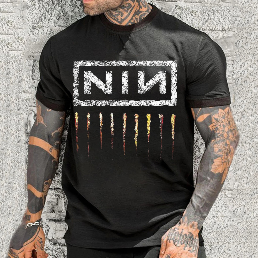 Personalized Nine Inch Nails Print T-Shirt