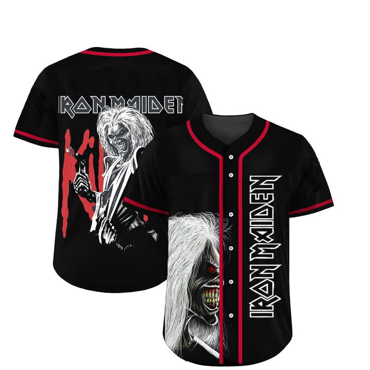 Custom  Iron Maiden Printed  Jersey