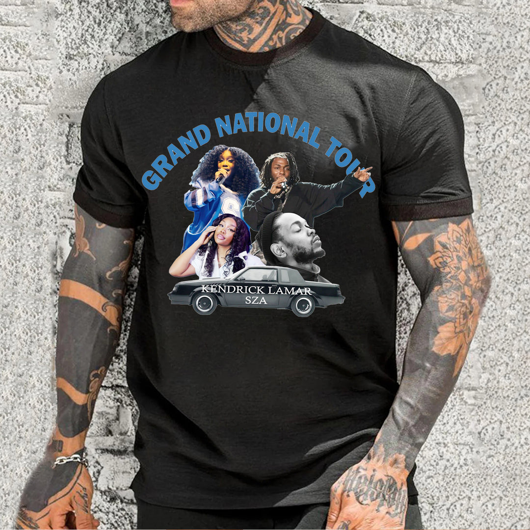 Personalized Grand National Tour Kendrick Lamar Sza T-Shirt