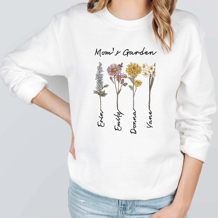 Grandma's Garden Custom Birthflower Sweatshirt