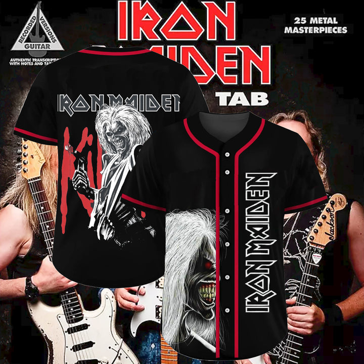 Custom  Iron Maiden Printed  Jersey