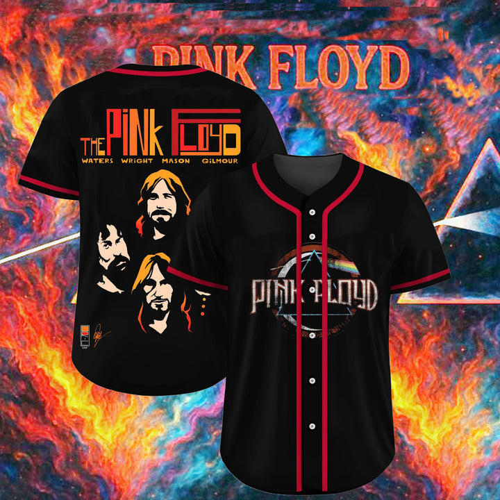 Personalized Pink Floyd Waters Wright Mason Glmour Print Jersey