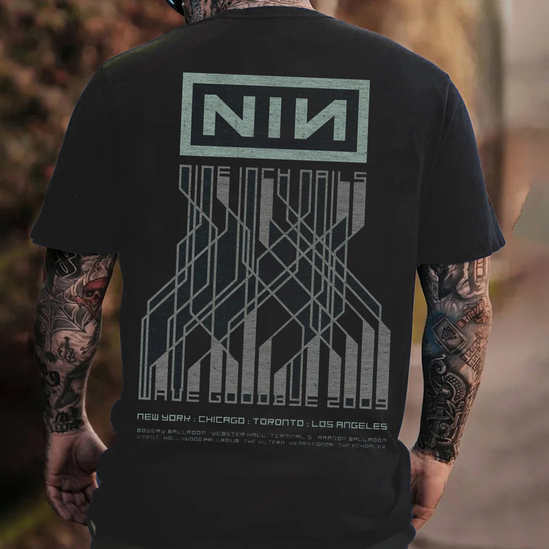 Personalized Nine Inch Nails Print T-Shirt