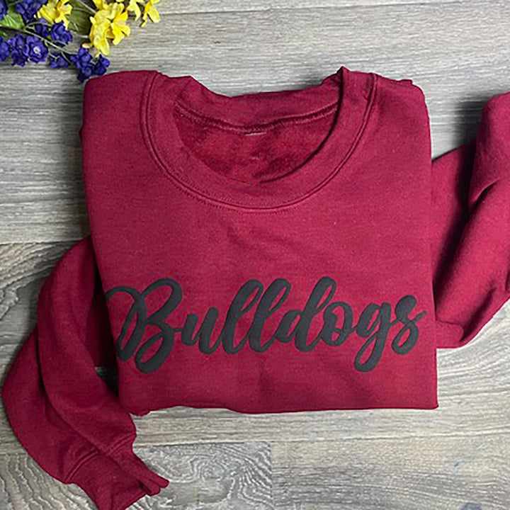 Custom Team Embossed Puff Sweatshirt