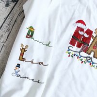 Personalized Christmas Style Family Claus Sweatshirt