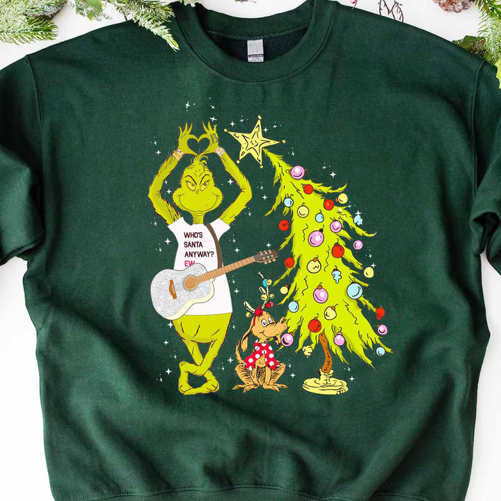 Custom Grinch and Max – Christmas Sweatshirt