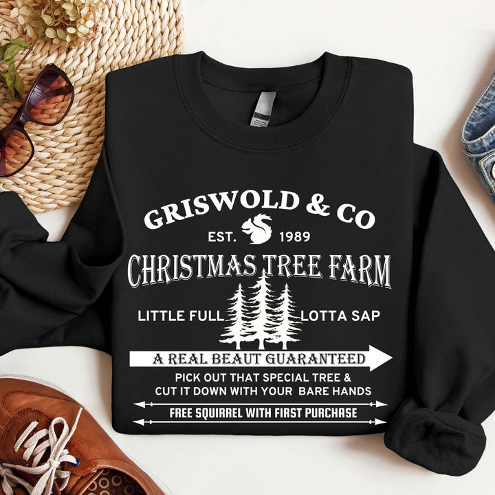 Christmas Vacation Tree Sweatshirt, Griswold Christmas Tree Farm Sweatshirt